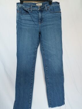 Madewell Stovepipe Jeans | High Rise Straight Leg Denim | Vintage Wash | Size 31